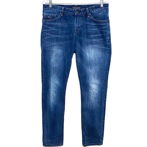 Scotch & Soda Amsterdam Blauw Jeans Catch 22 Blue Denim The Big Bang Men 31 x 32